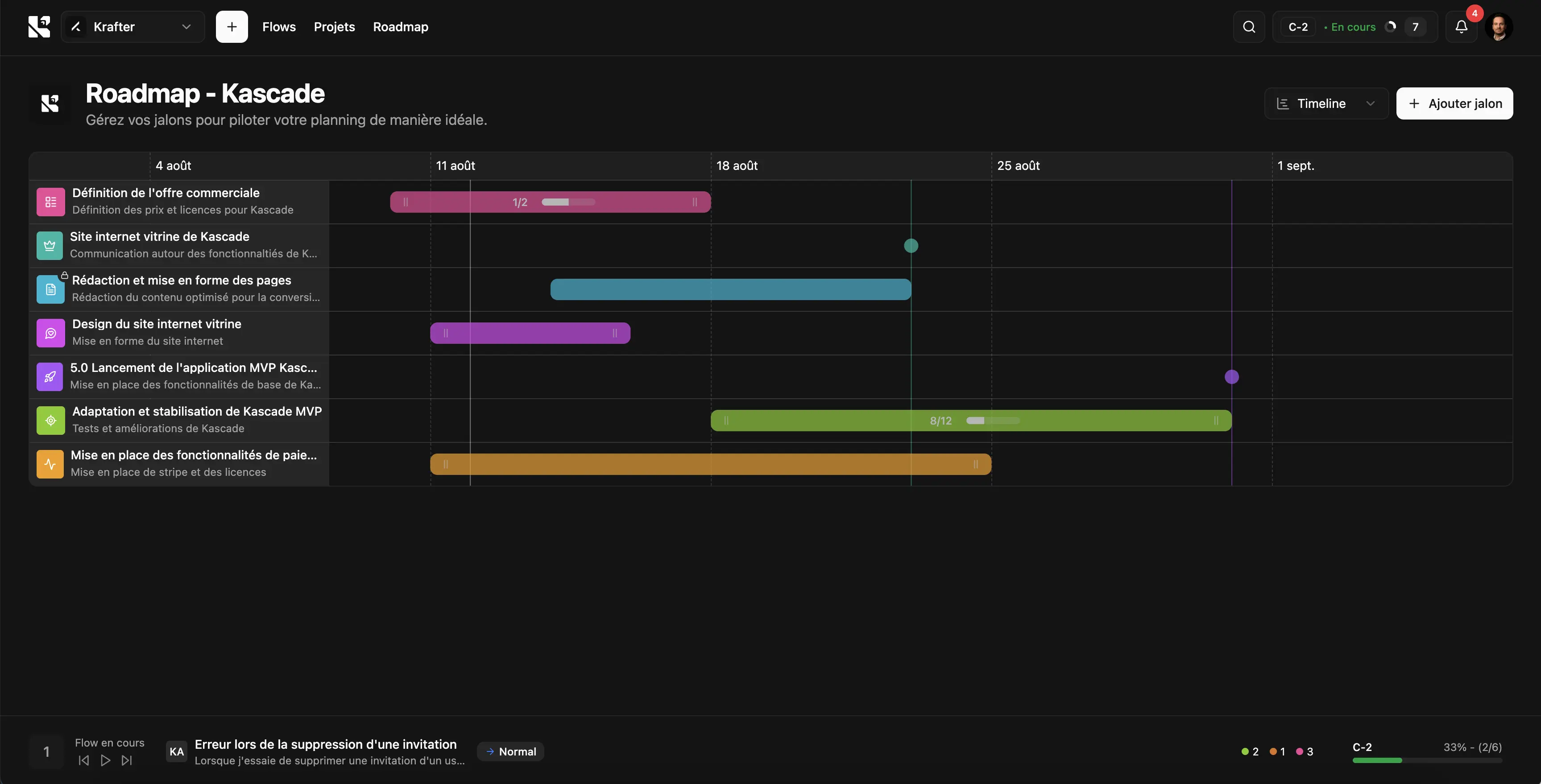 Kascade - Gestion de projet simplifiée pour équipes agiles